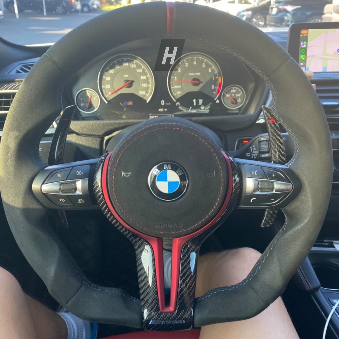 Performance V1 Carbon Fiber Shift Paddles - F Chassis M Vehicles