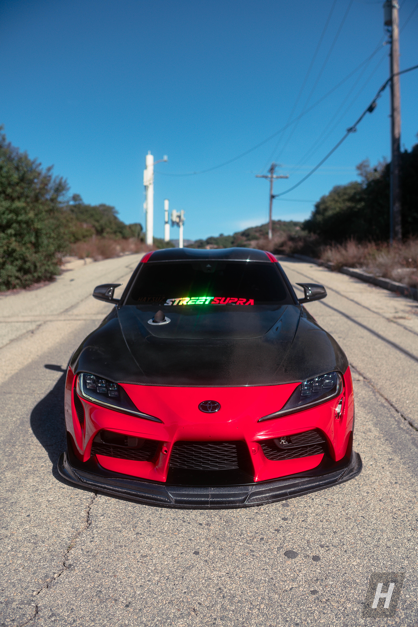 Performance V1 Carbon Fiber Mirror Cap Replacements - A90 Supra
