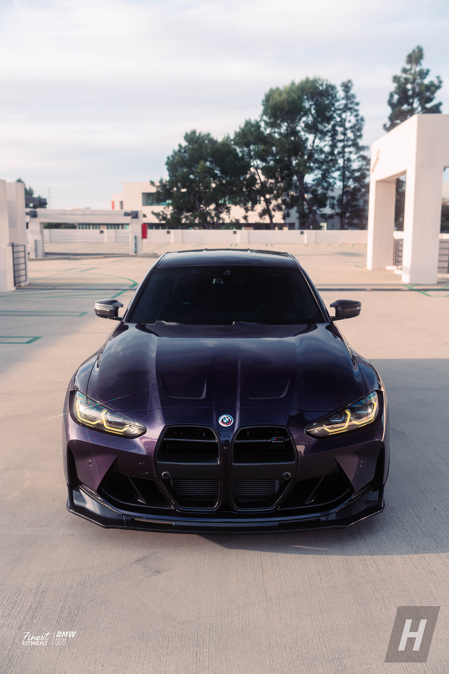 VR1 (V Style) Dry Carbon Fiber Front Grill - G80 M3 | G82 / G83 M4