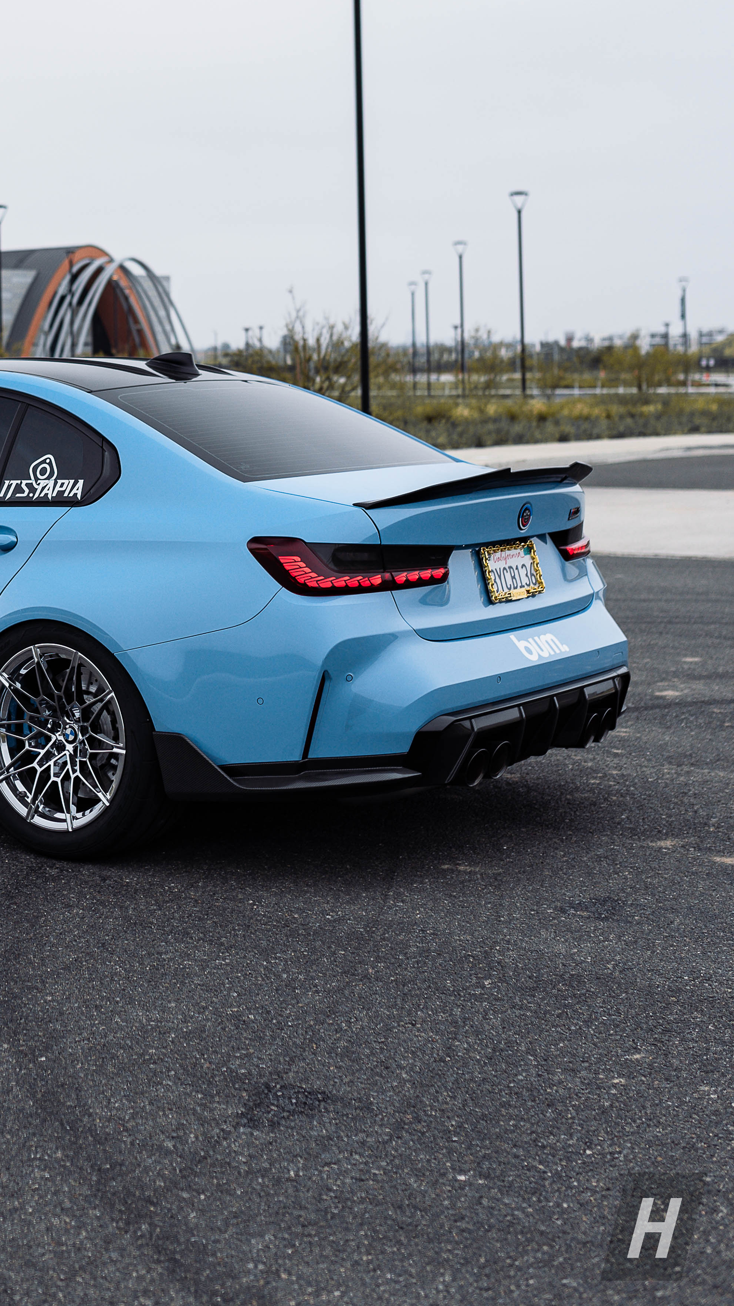 PSM Style (High Kick) Dry Carbon Fiber Trunk Lip / Spoiler - G20 3-Series | G80 M3