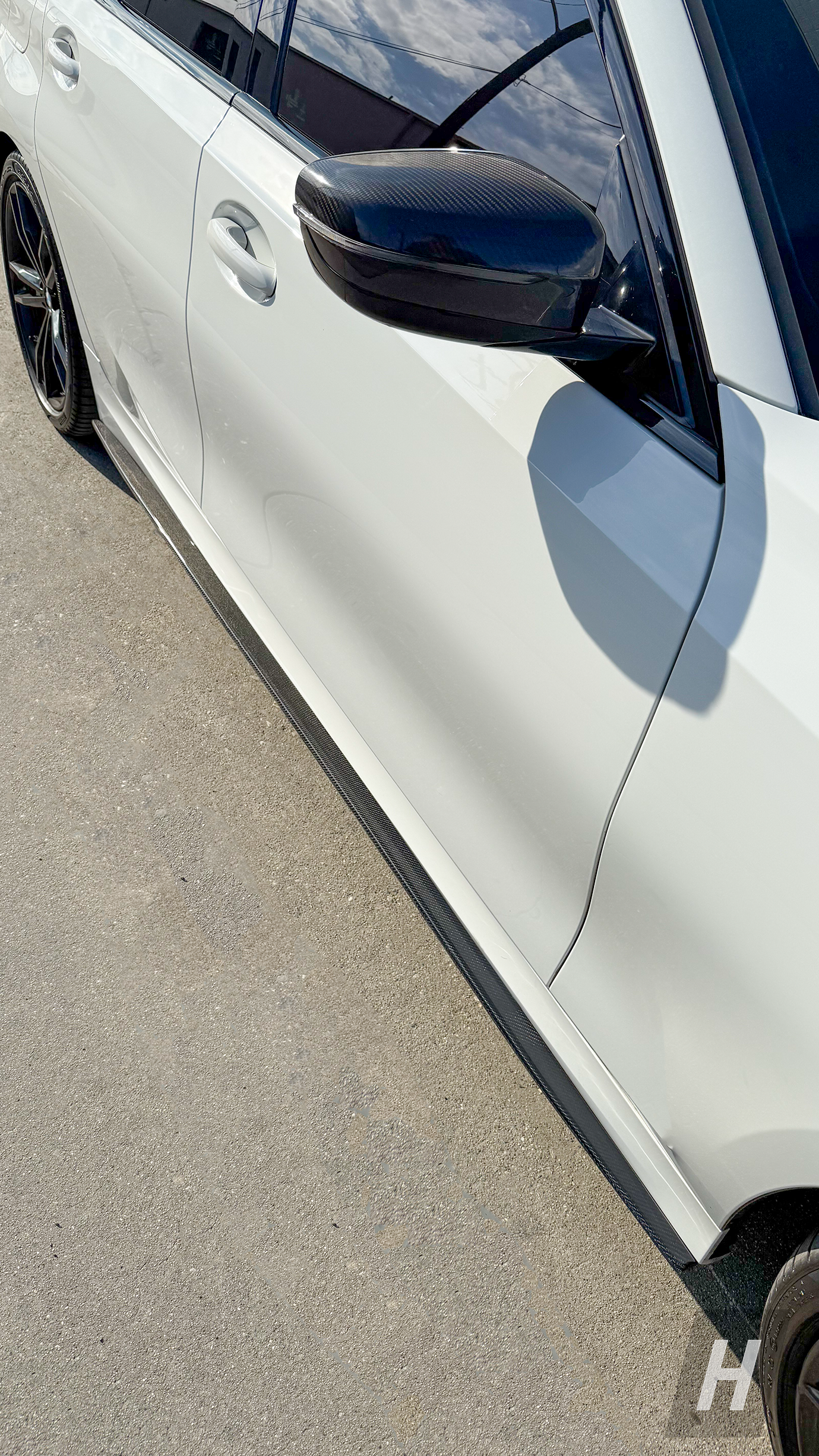 Performance V1 Carbon Fiber Side Skirt Extensions - G20 M340i