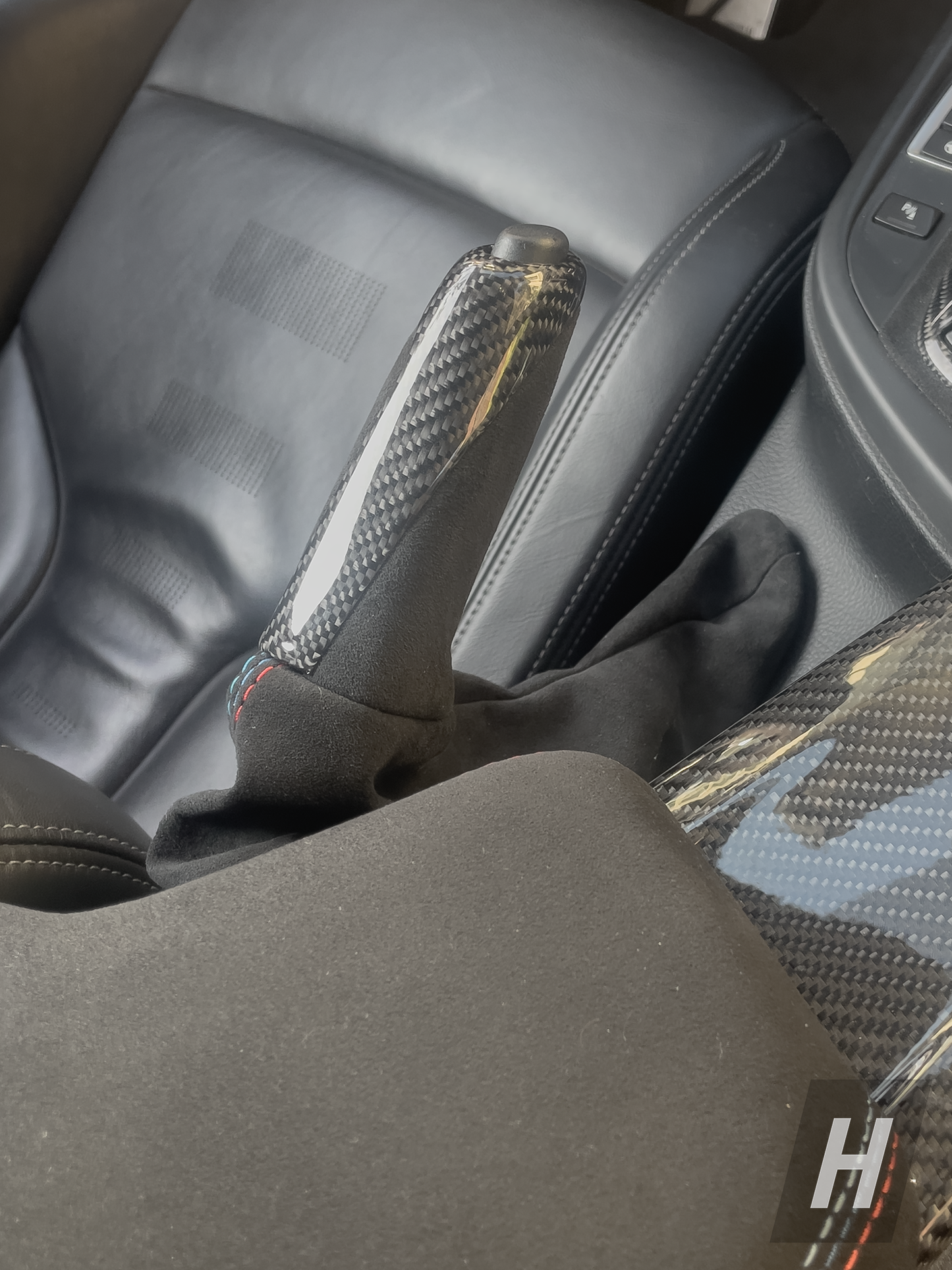 Performance V1 Handbrake (E Brake) w/ Alcantara Boot - F80 M3 | F82 / F83 M4 | F87 M2C