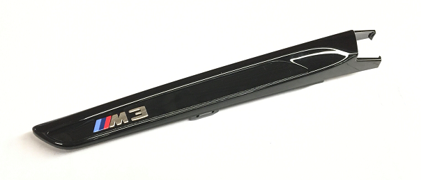 OEM BMW M Performance 'M3' Black Side Gill / Side Marker (Full Set) - F80 M3
