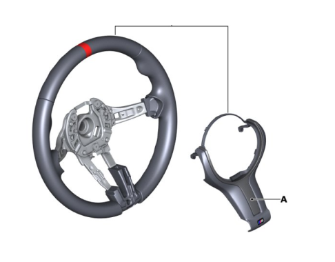 OEM BMW M Performance Steering Wheel V2 - F2X 2-Series | F3X 3-Series | F3X 4-Series (32-30-2-230-188)