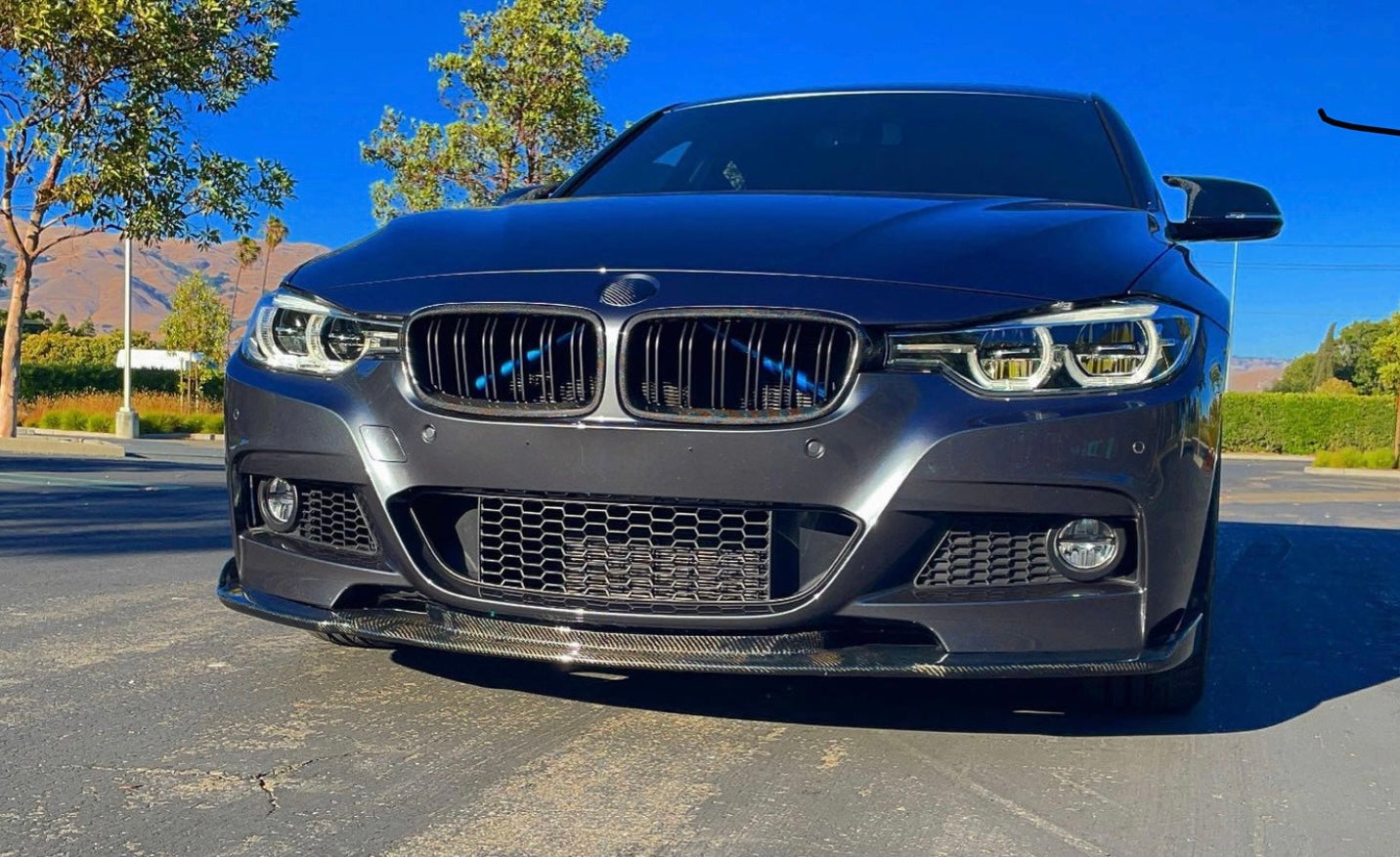 HM Style Carbon Fiber Front Lip - F3X 3-Series