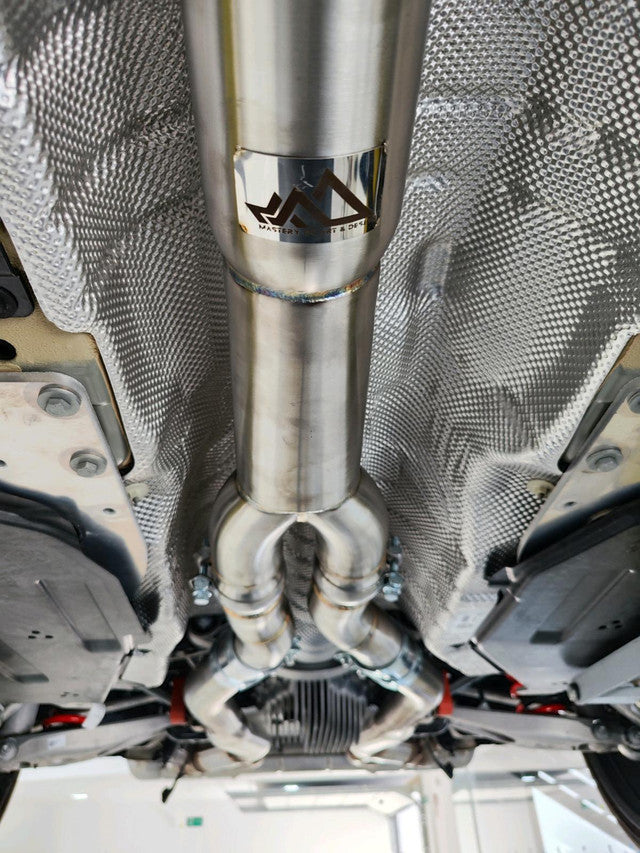 MAD S58 Resonated Single Midpipe (Brace Included) - G80 M3 | G82 / G83 M4
