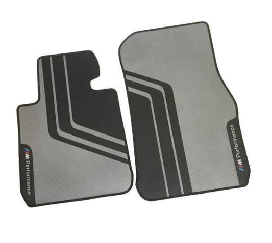 OEM BMW M Performance Floor Mats Front Set - F30 3-Series | F80 M3 (51-47-2-407-303)