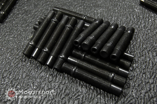 75mm Black Race Stud Kit 12×1.5