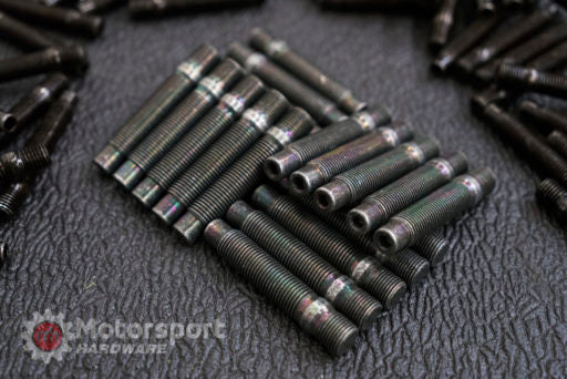78mm Black Bullet Nose Stud Kit 14×1.25