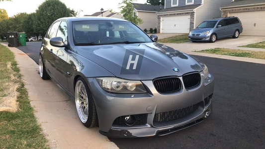AP V1 CARBON FIBER FRONT LIP - E90 3-SERIES (M-TECH M3 STYLE BUMPER)