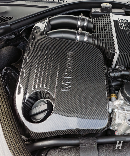 Performance V1 Dry Carbon Fiber Engine Cover (S55) - F80 M3 | F82 / F83 M4 | F87 M2C