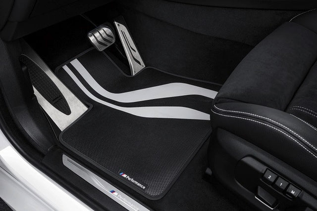 OEM BMW M Performance Floor Mats Front Set - F10 5 Series (51-47-2-365-217)