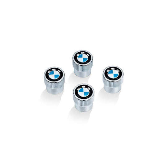 OEM BMW Roundel Logo Valve Stem Caps (36110421544)