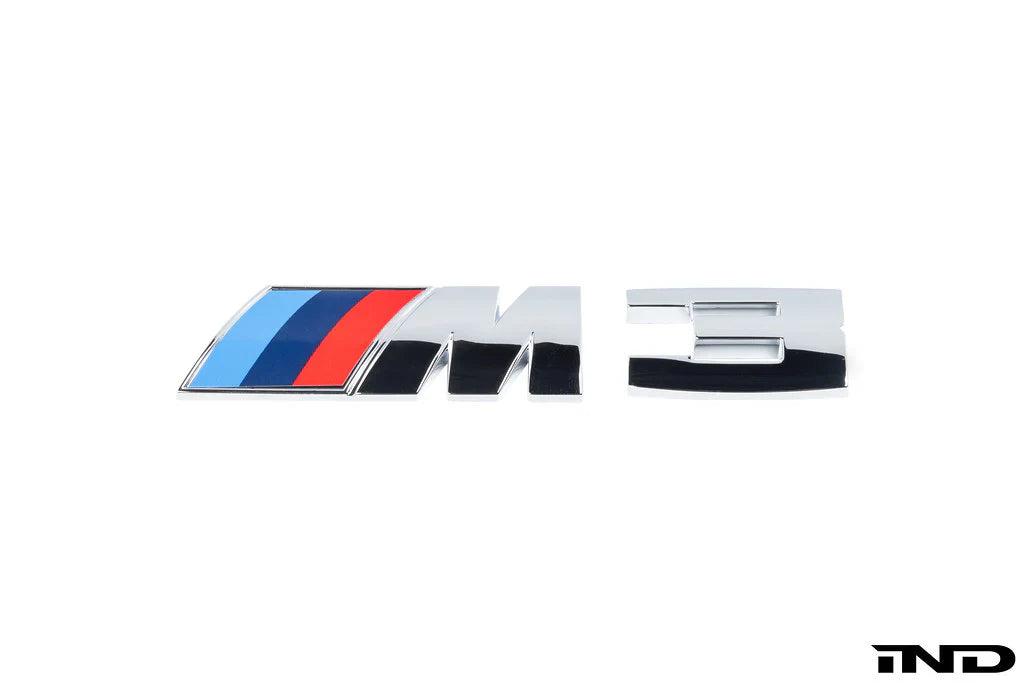 OEM Chrome M3 Trunk Emblem / Badge - E90 M3 | E92 M3