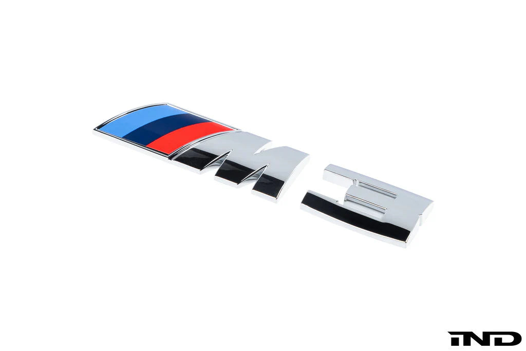 OEM Chrome M3 Trunk Emblem / Badge - E90 M3 | E92 M3