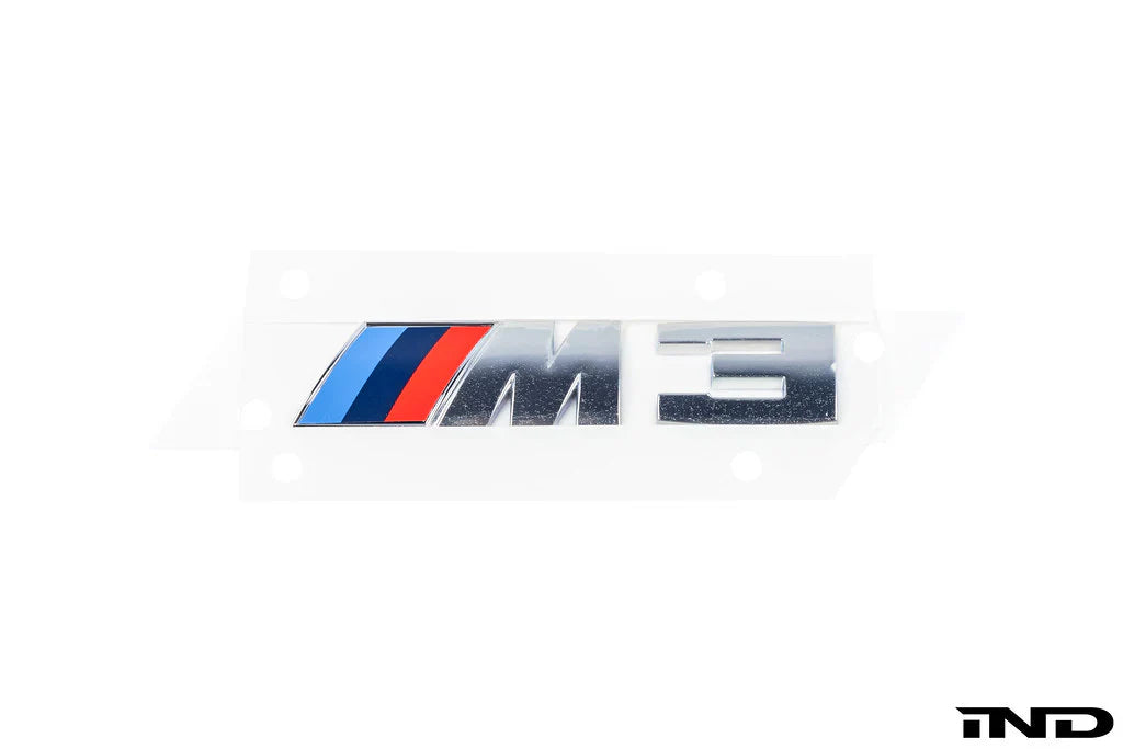 OEM Chrome M3 Trunk Emblem / Badge - E90 M3 | E92 M3