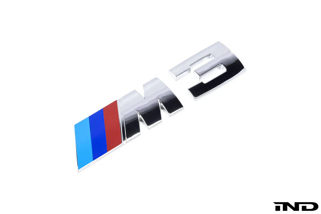OEM Chrome M3 Trunk Emblem / Badge - E46 M3