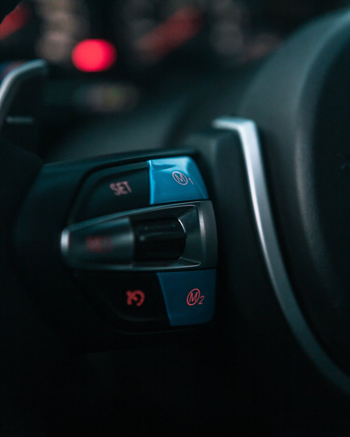 Gloss Blue M1/M2 Button Set - BMW M F-Chassis Vehicles