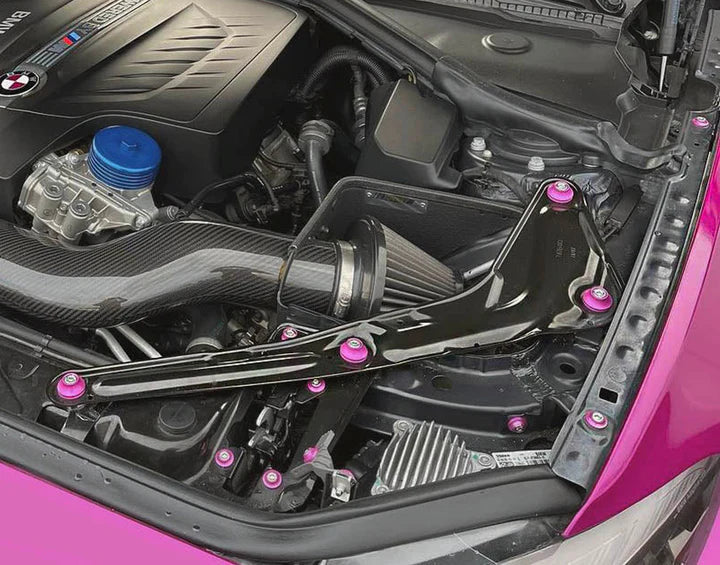 Downstar Billet Engine Bay Hardware Kit - F87 M2 (NON-COMP)