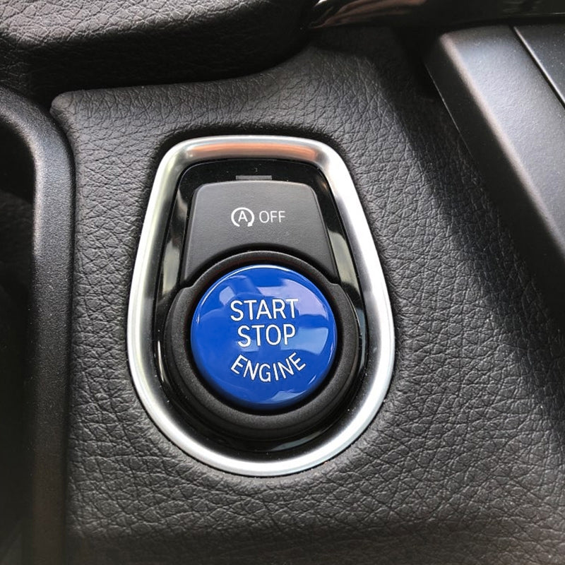 Blue Push Start Stop Button - BMW F-Chassis Vehicles
