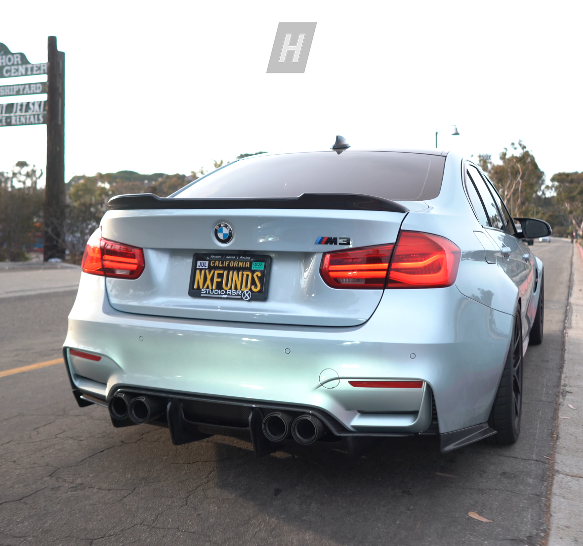 CS V2 Dry Carbon Fiber Trunk Spoiler - F30 3-Series | F80 M3