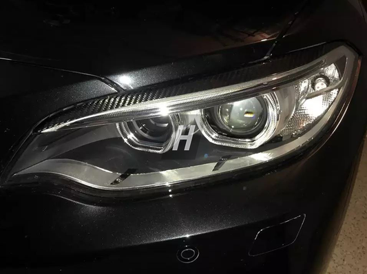Carbon Fiber Eyelid Covers - F22 2-Series | F87 M2 / M2C