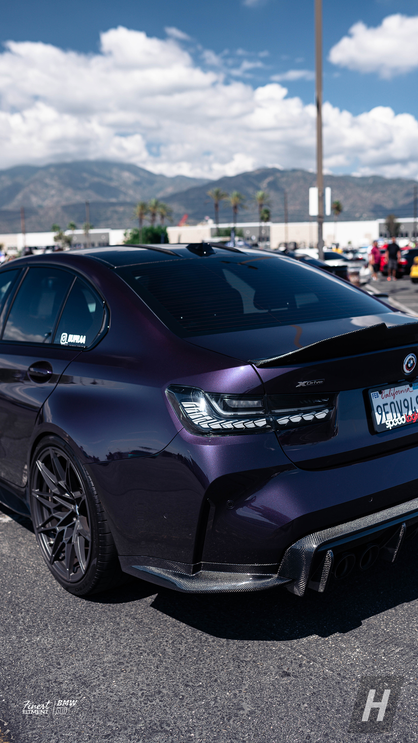 OEM Style Dry Carbon Fiber Rear Extensions - G80 M3