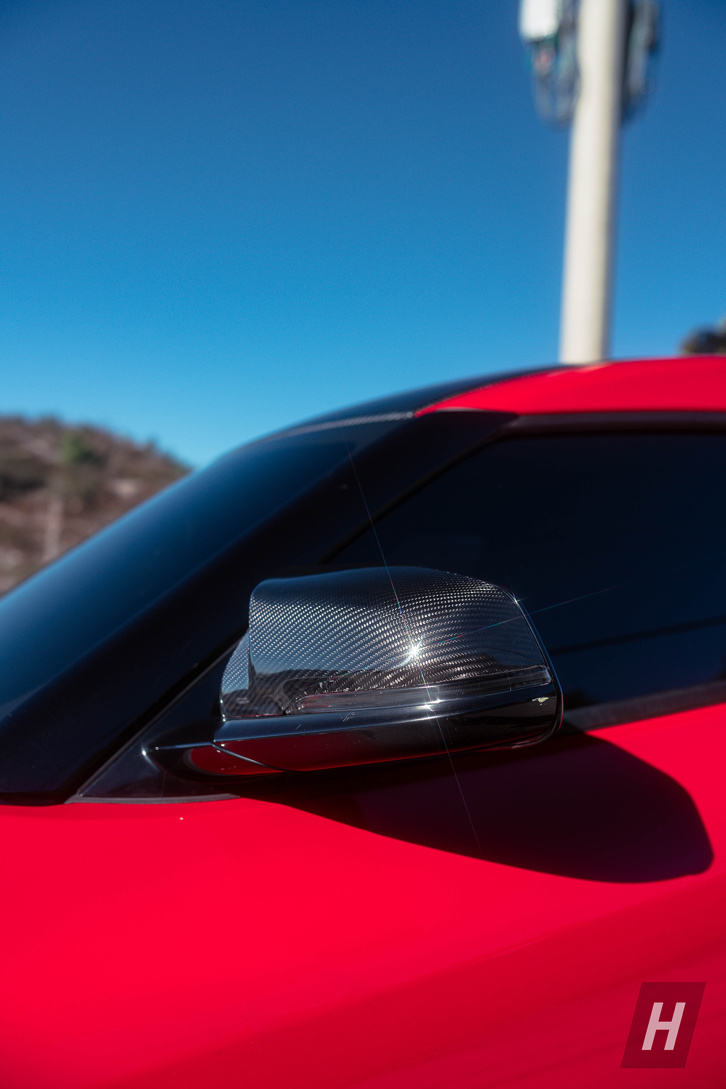 Performance V1 Carbon Fiber Mirror Cap Replacements - A90 Supra