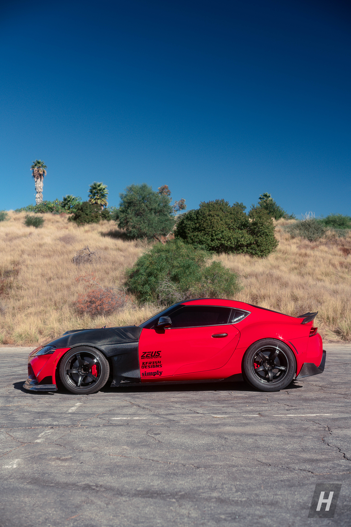 Performance V2 Carbon Fiber Trunk Spoiler - A90 Supra