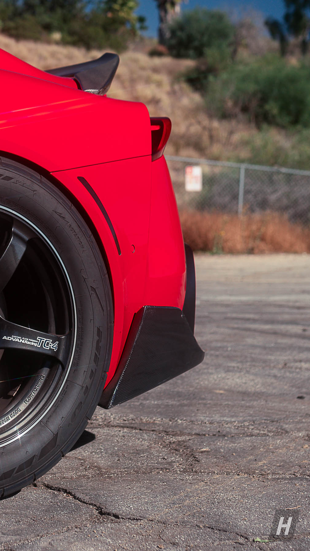 AG1 Carbon Fiber Rear Spats / Spoilers - A90 Supra