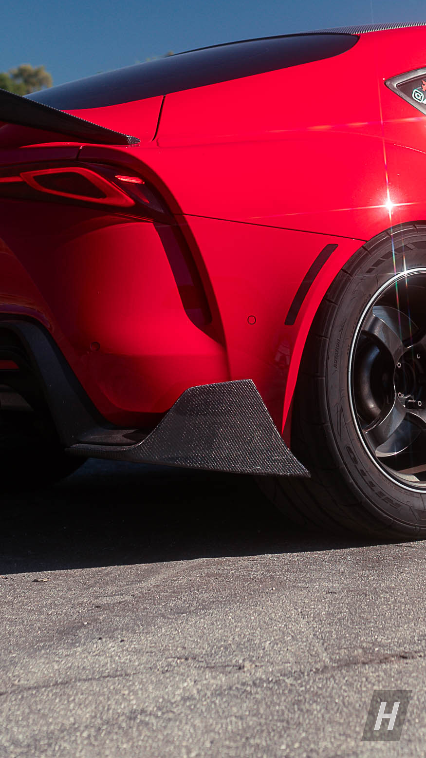AG1 Carbon Fiber Rear Spats / Spoilers - A90 Supra