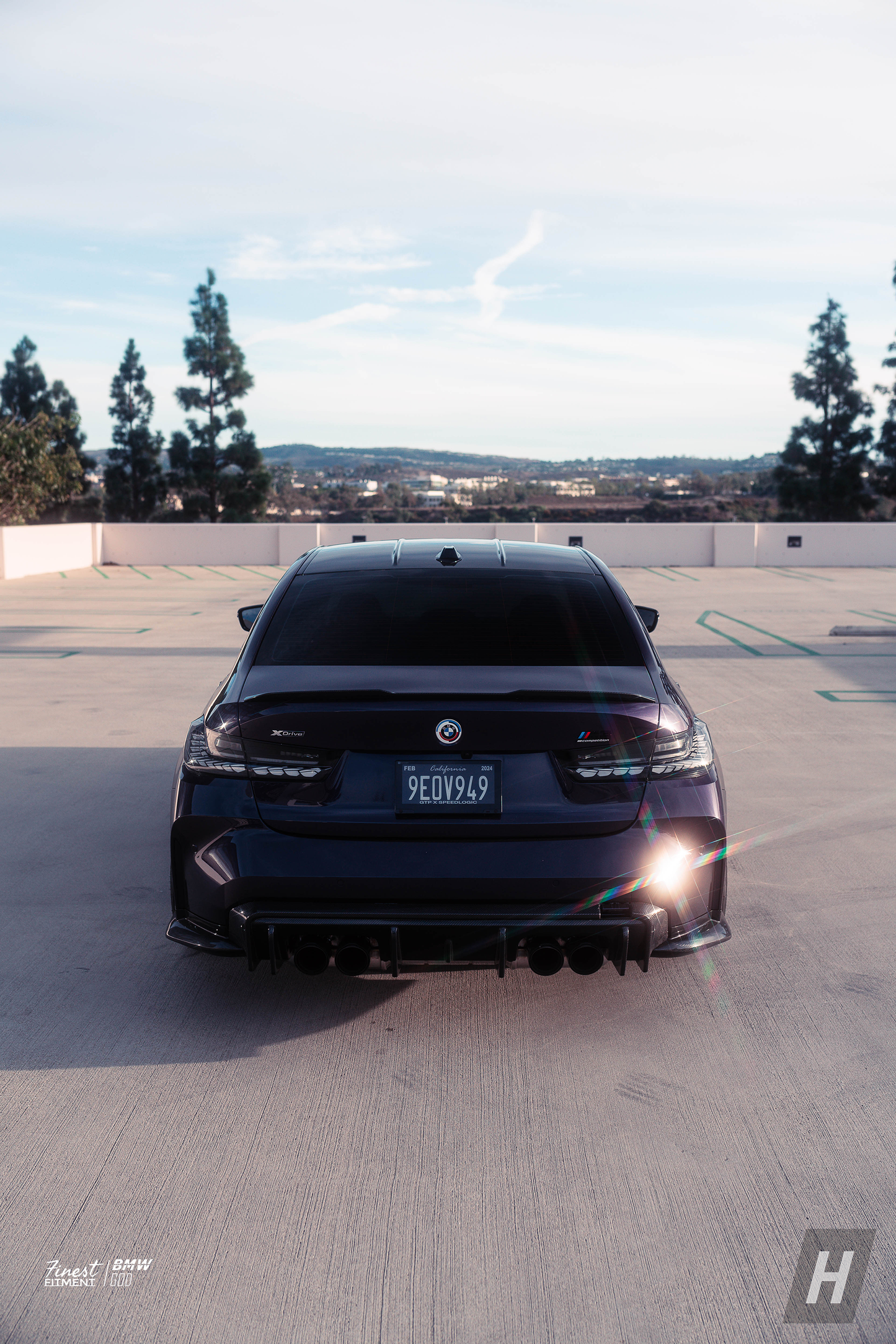 OEM Style Dry Carbon Fiber Rear Extensions - G80 M3