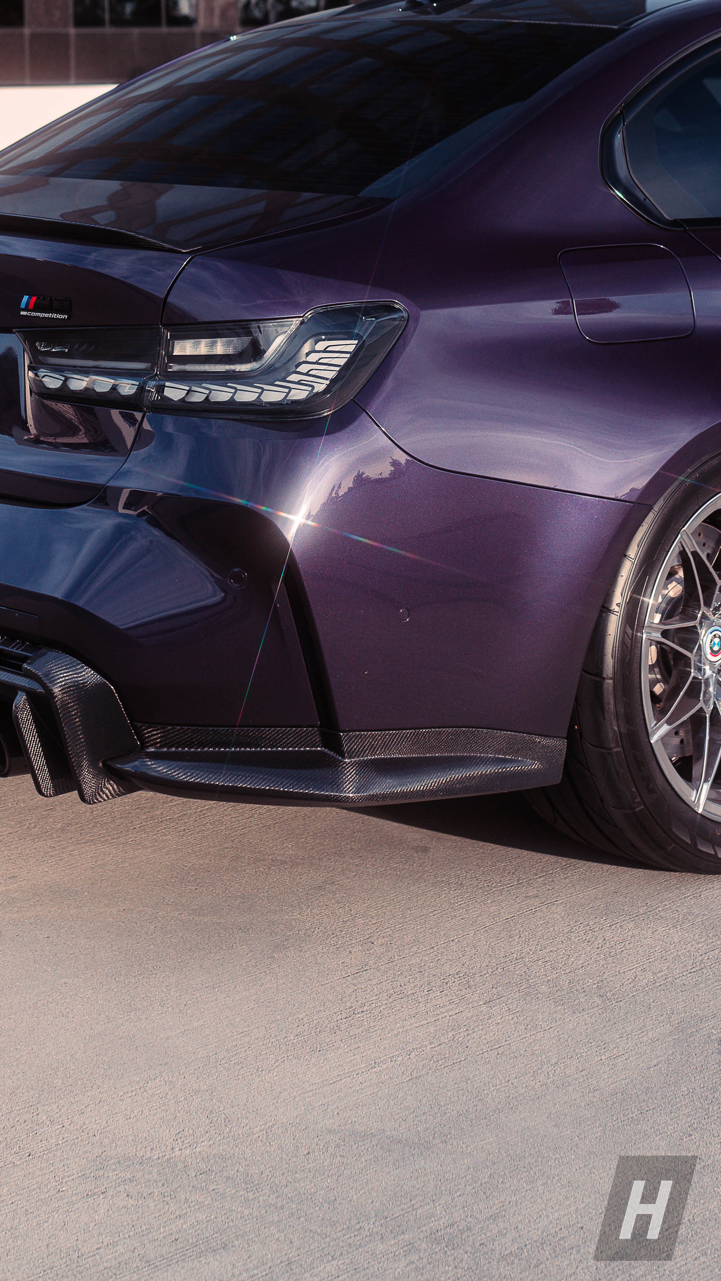 OEM Style Dry Carbon Fiber Rear Extensions - G80 M3
