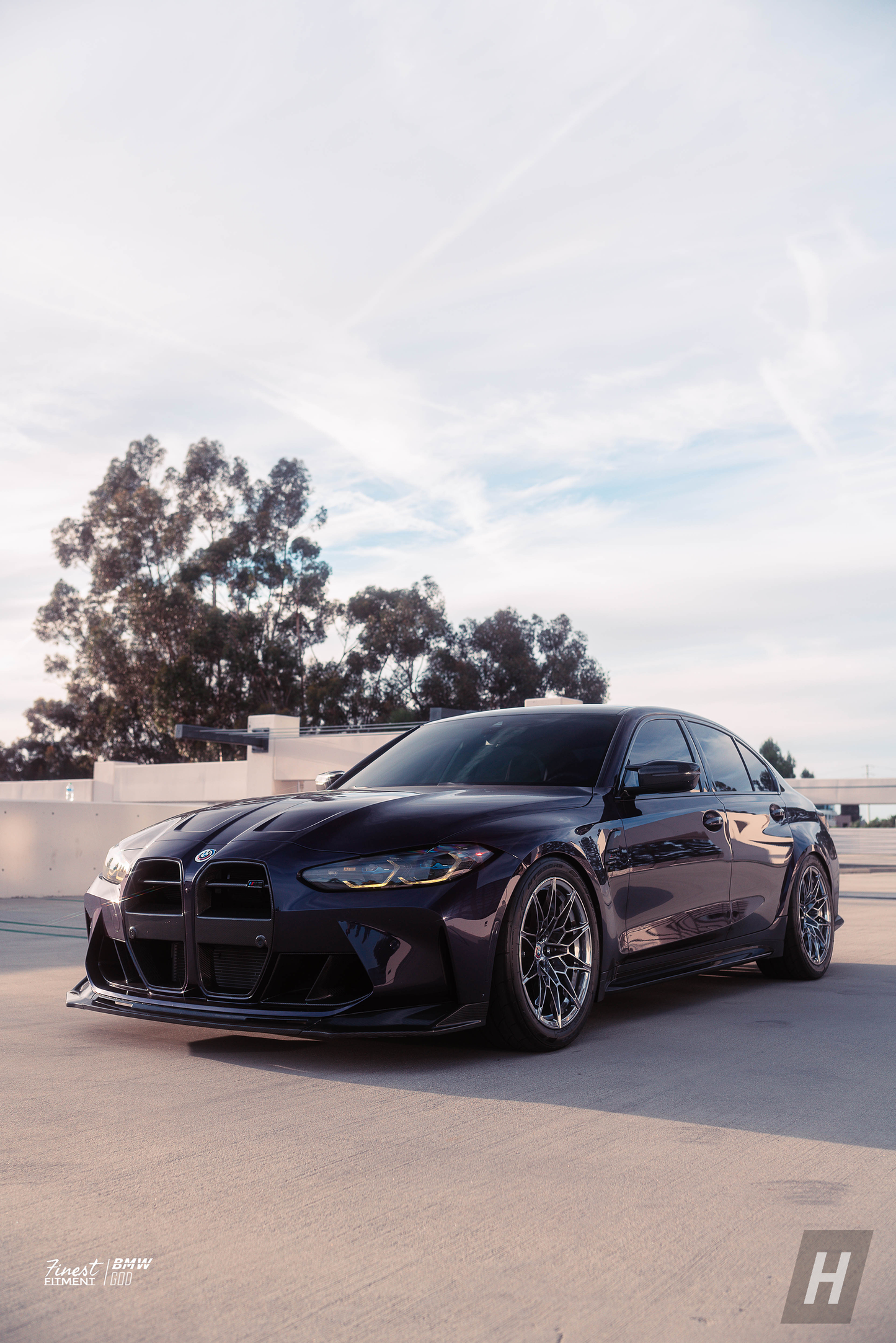 VR1 (V Style) Dry Carbon Fiber Front Grill - G80 M3 | G82 / G83 M4