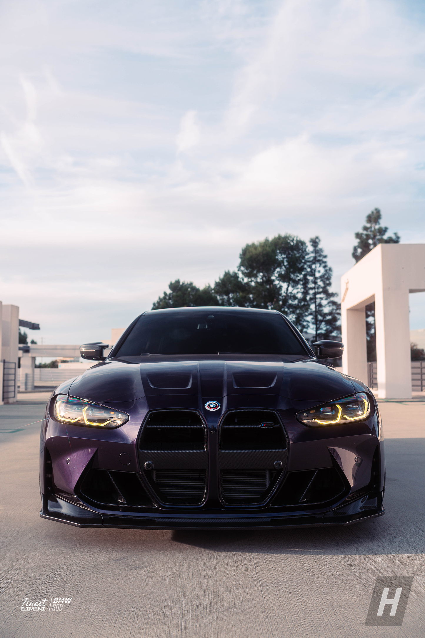 VR1 (V Style) Dry Carbon Fiber Front Grill - G80 M3 | G82 / G83 M4