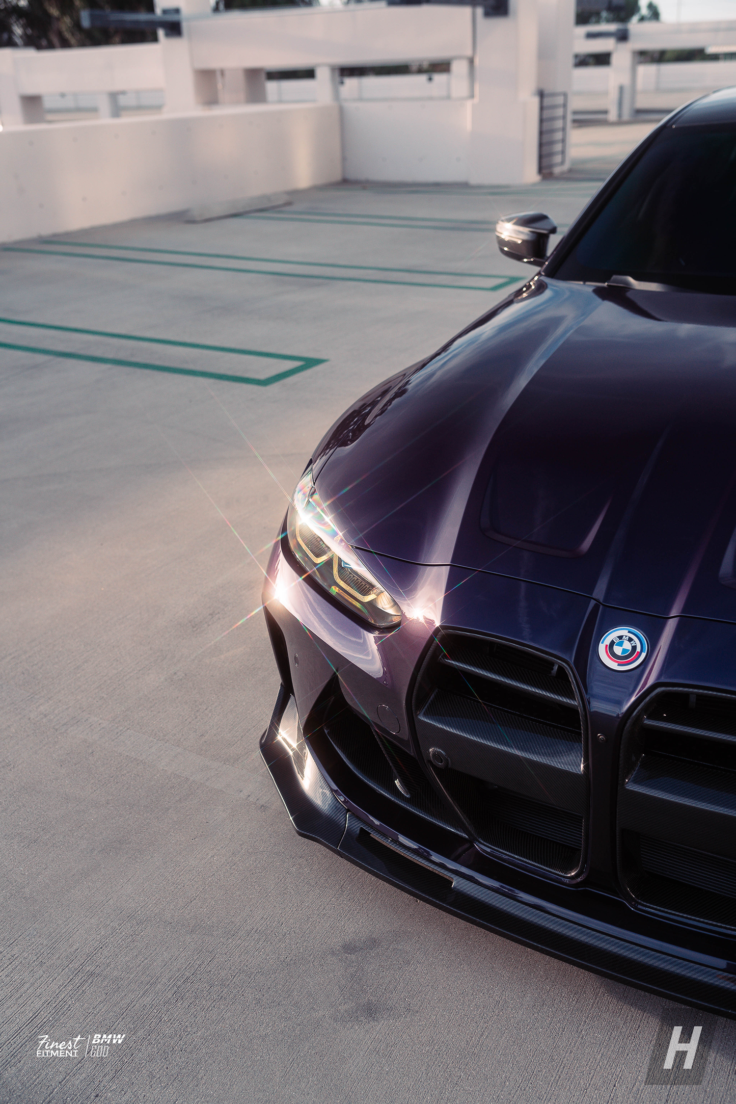 VR1 (V Style) Dry Carbon Fiber Front Grill - G80 M3 | G82 / G83 M4