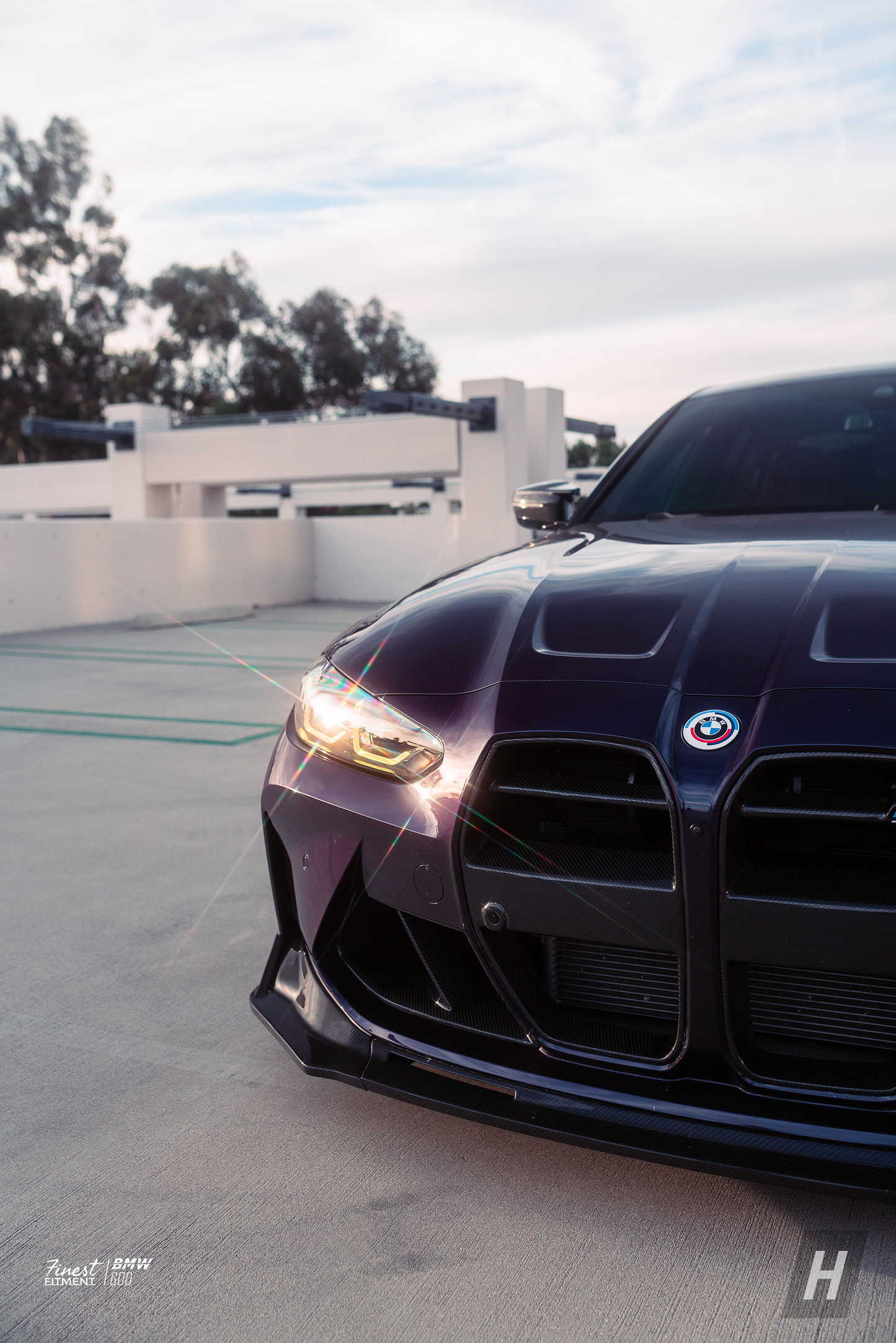 VR1 (V Style) Dry Carbon Fiber Front Grill - G80 M3 | G82 / G83 M4