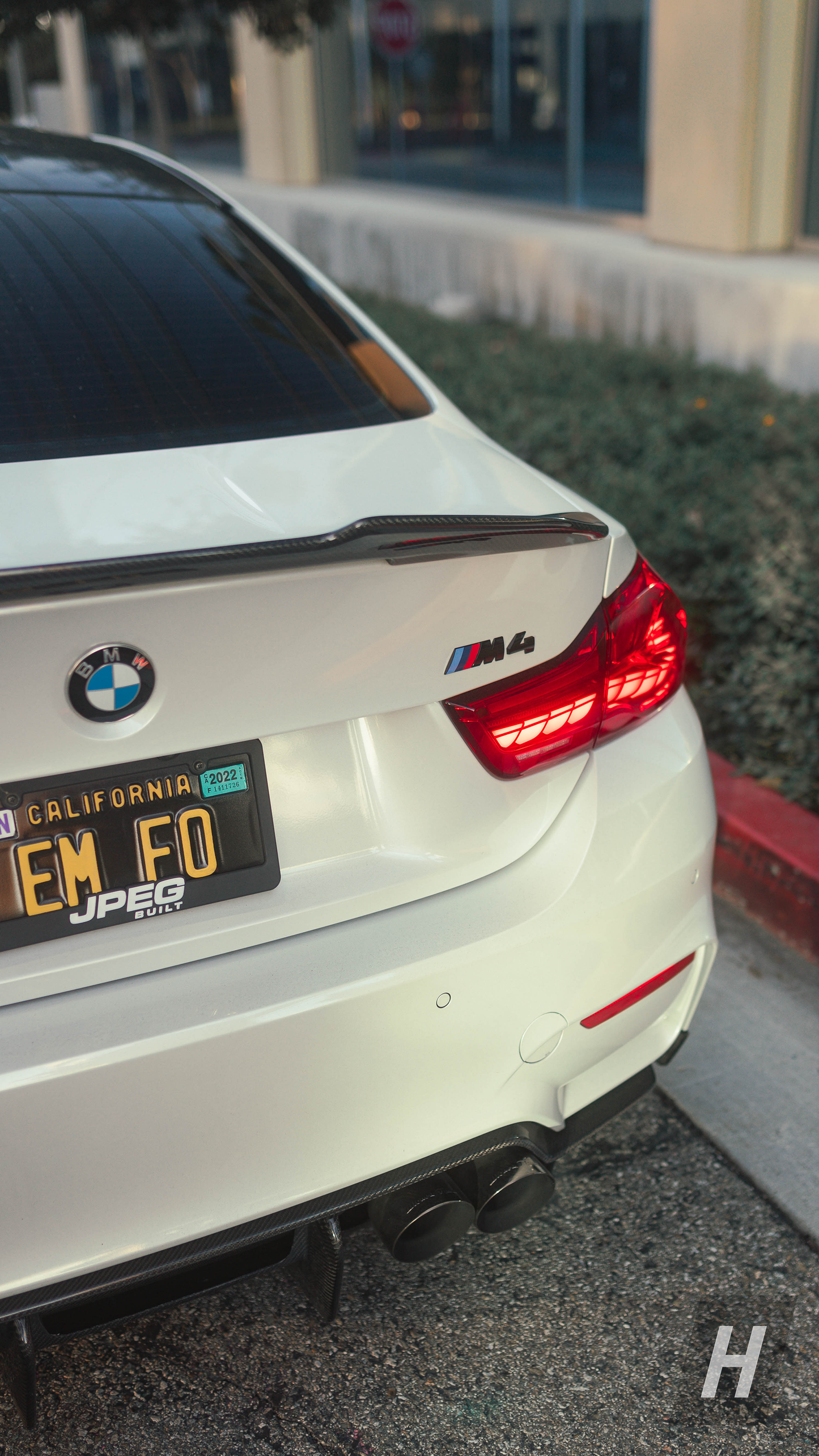 PSM Style V2 (High Kick) Dry Carbon Fiber Trunk Lip / Spoiler - F82 / F83 M4