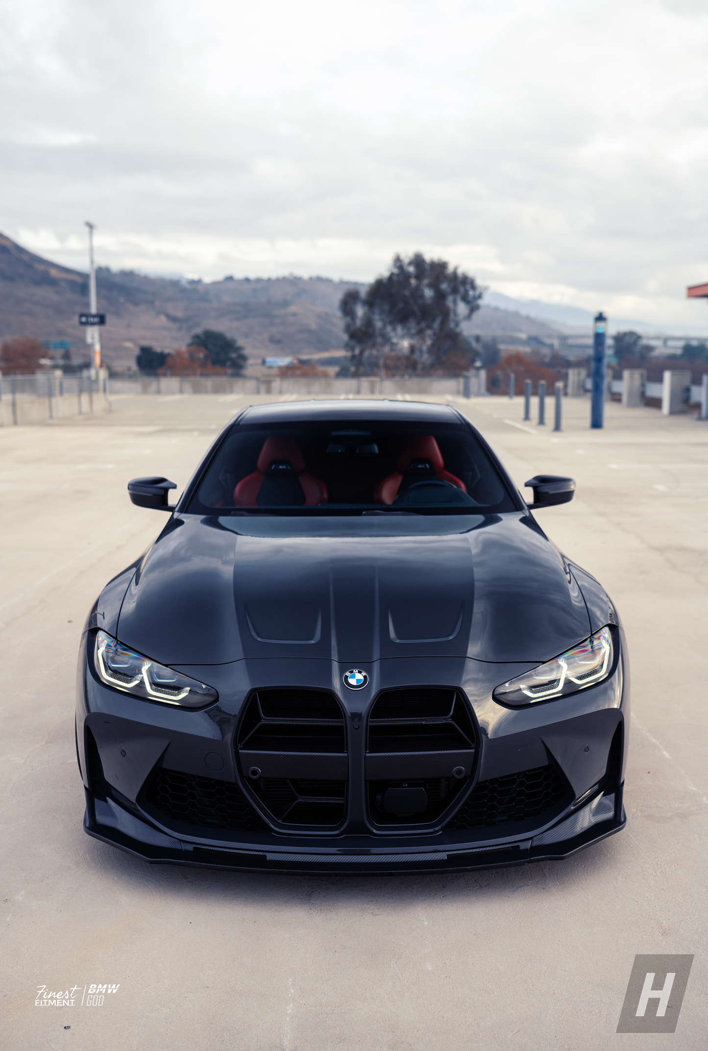 VR1 (V Style) Dry Carbon Fiber Front Lip - G80 M3 | G82 / G83 M4