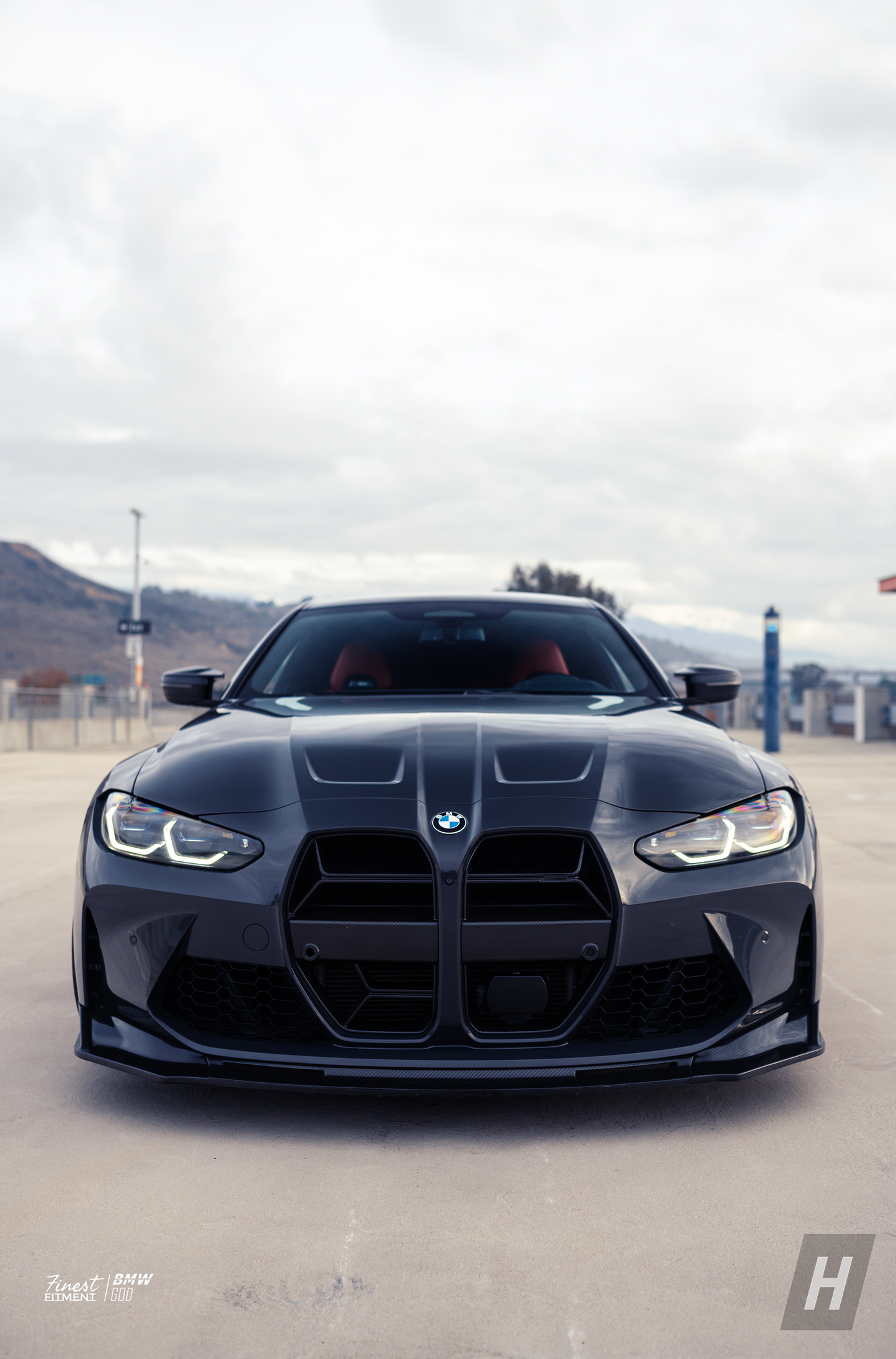 VR1 (V Style) Dry Carbon Fiber Front Lip - G80 M3 | G82 / G83 M4