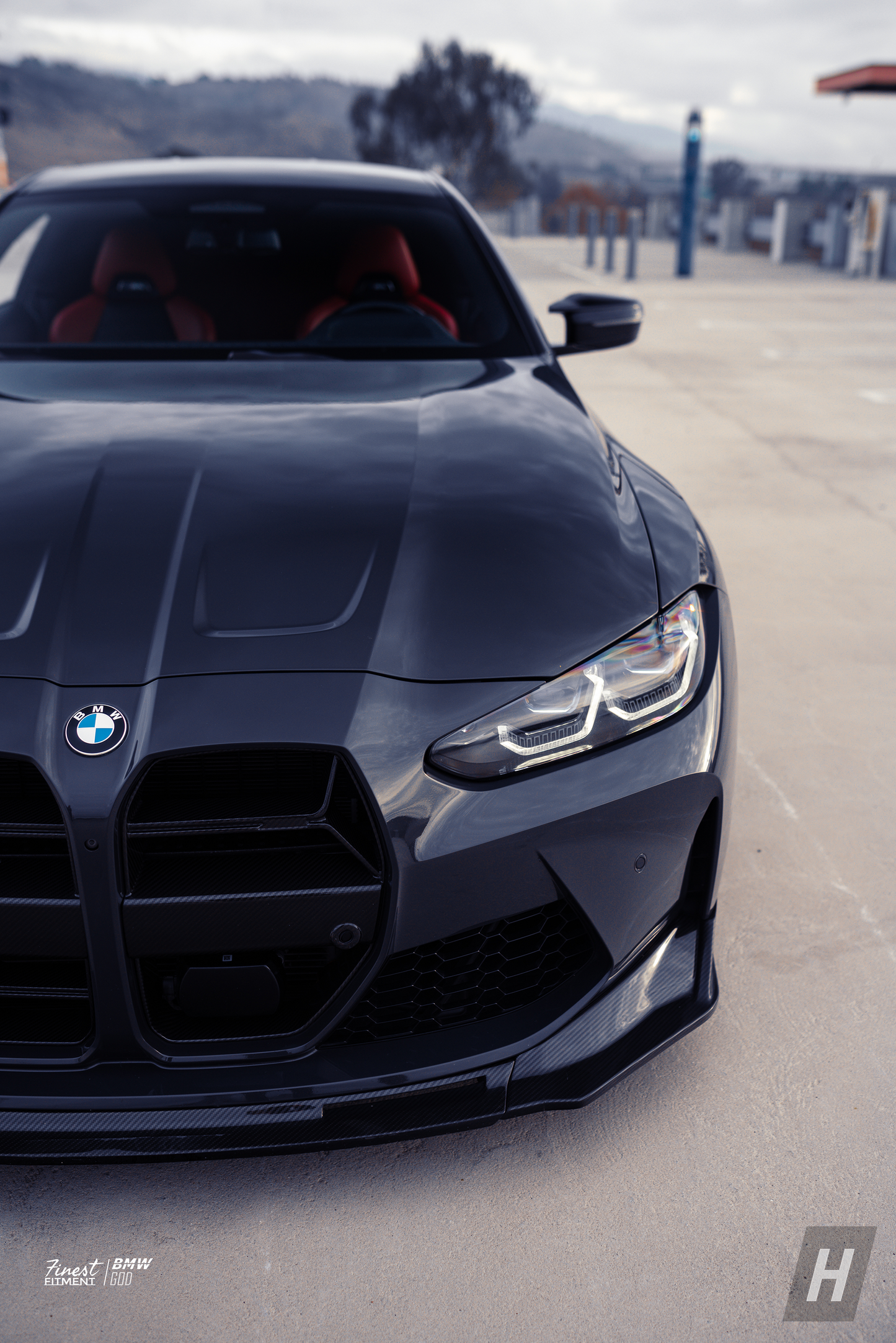 VR1 (V Style) Dry Carbon Fiber Front Lip - G80 M3 | G82 / G83 M4