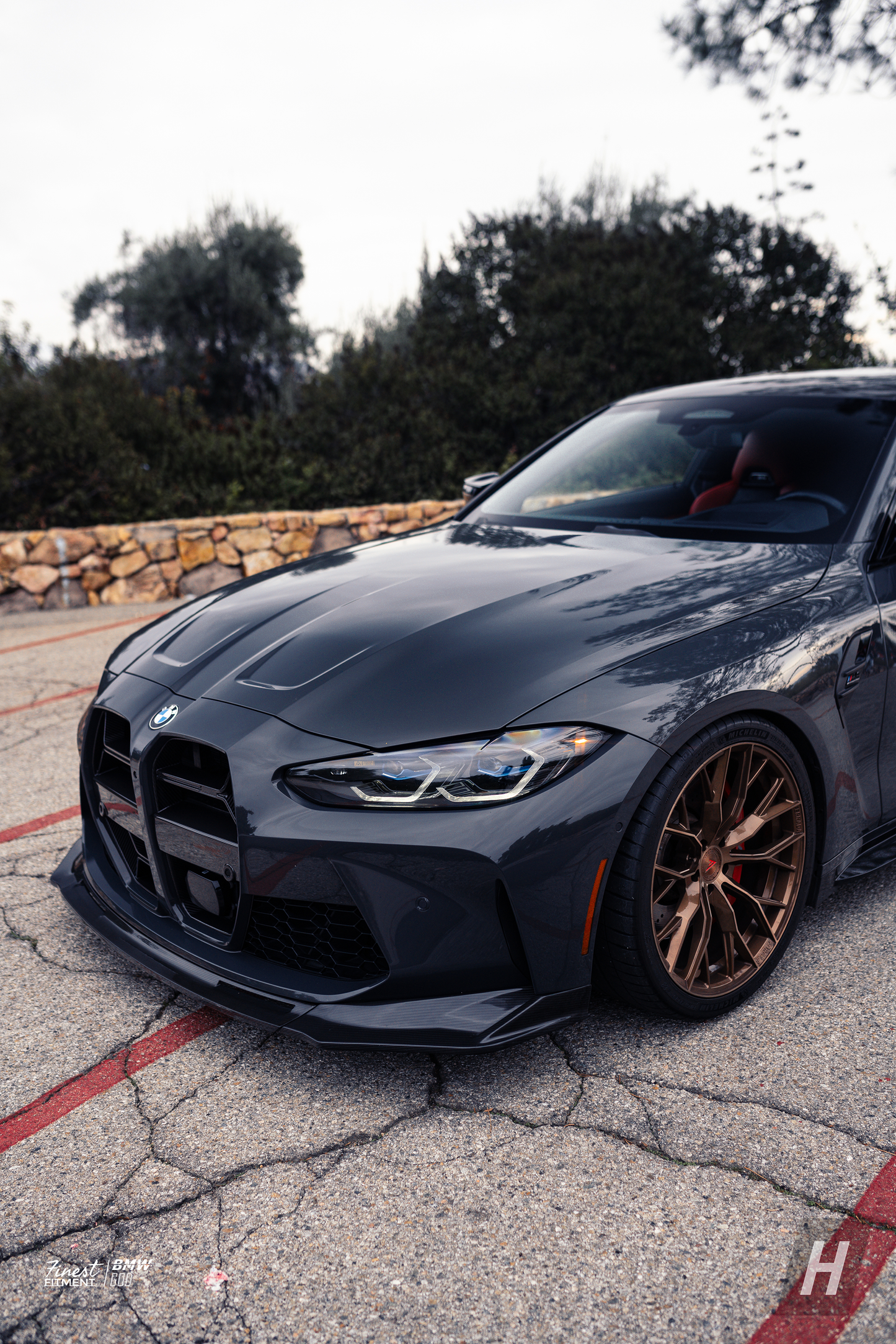 VR1 (V Style) Dry Carbon Fiber Front Lip - G80 M3 | G82 / G83 M4