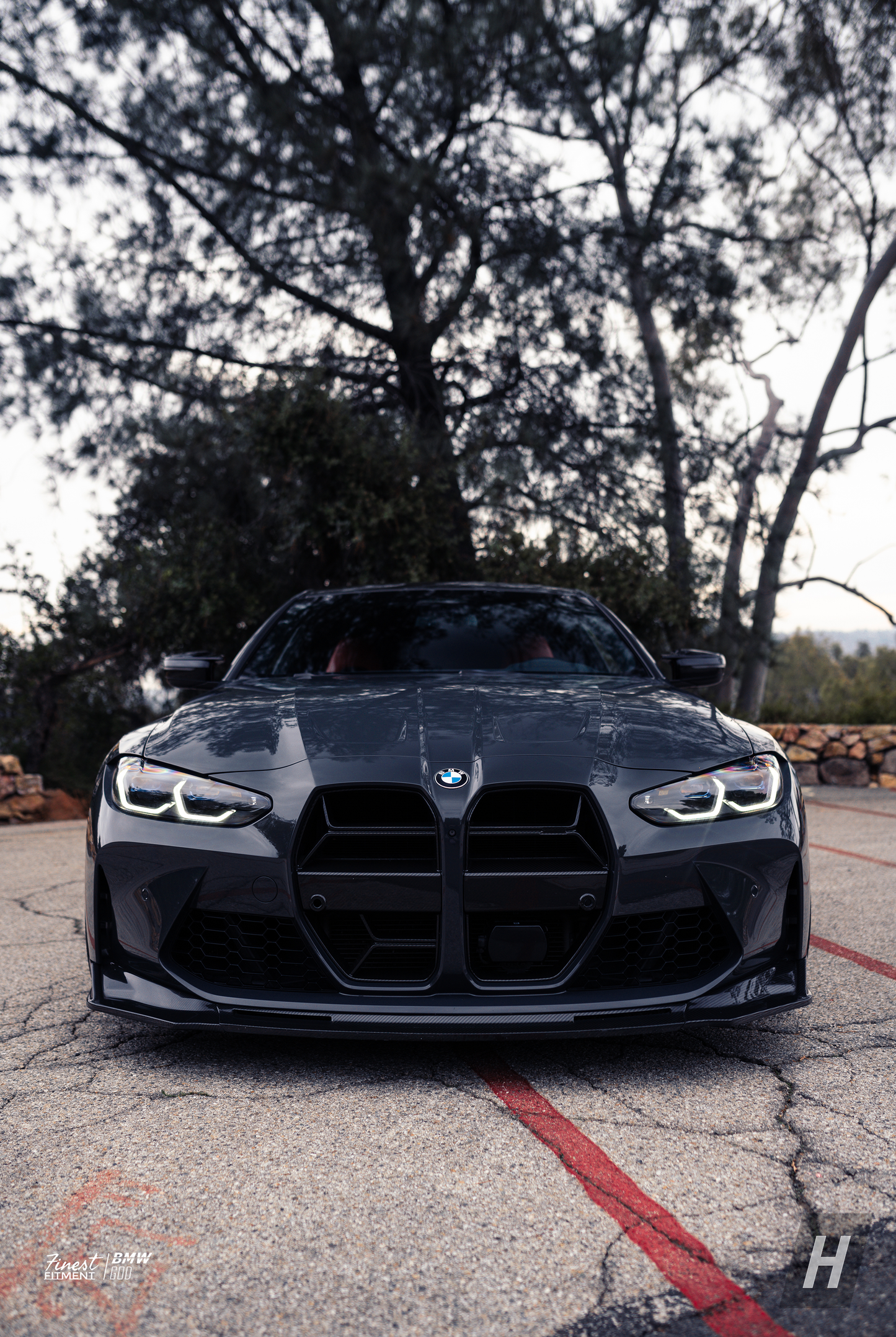 VR1 (V Style) Dry Carbon Fiber Front Lip - G80 M3 | G82 / G83 M4