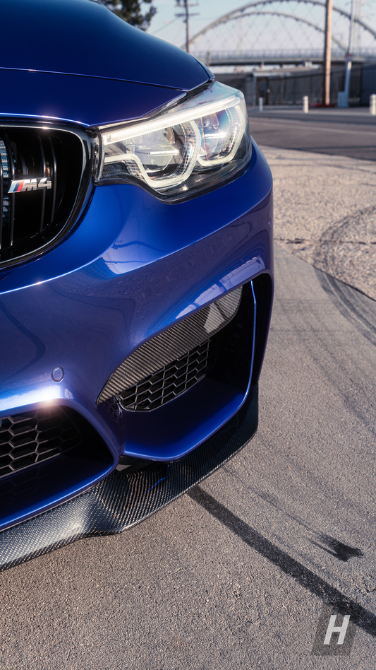 Performance V1 Dry Carbon Fiber Upper Splitters (FANGS)  - F80 M3 | F82 / F83 M4