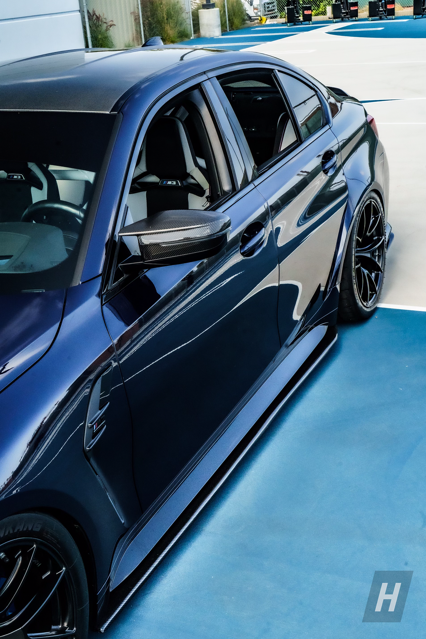 R1 Style Carbon Fiber Side Skirt Extensions - G80 M3