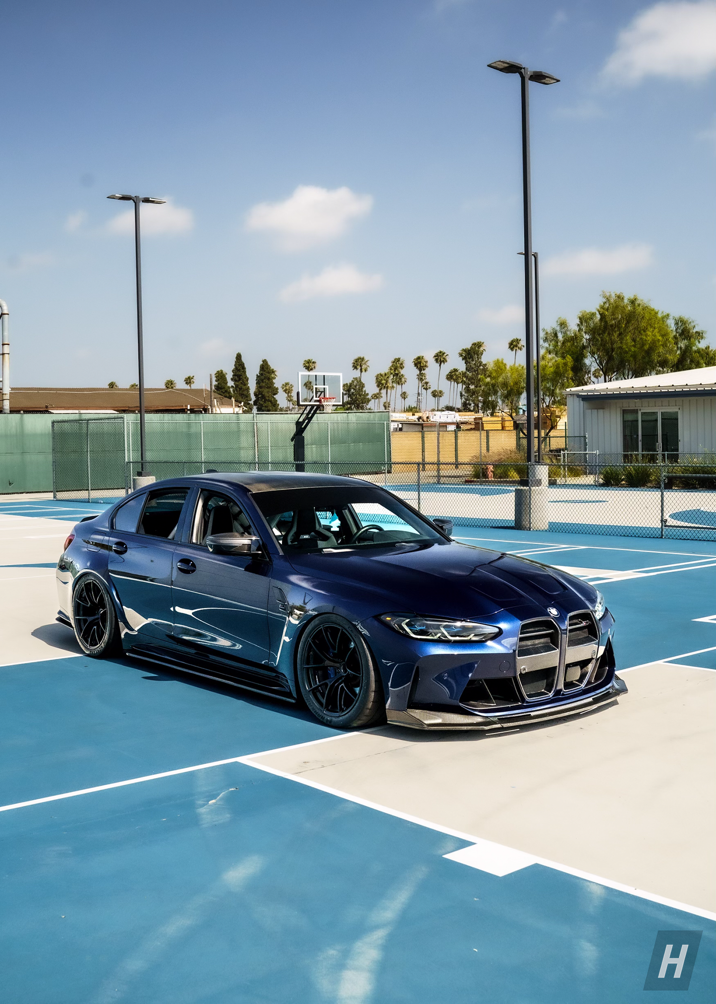 R1 Style Carbon Fiber Side Skirt Extensions - G80 M3