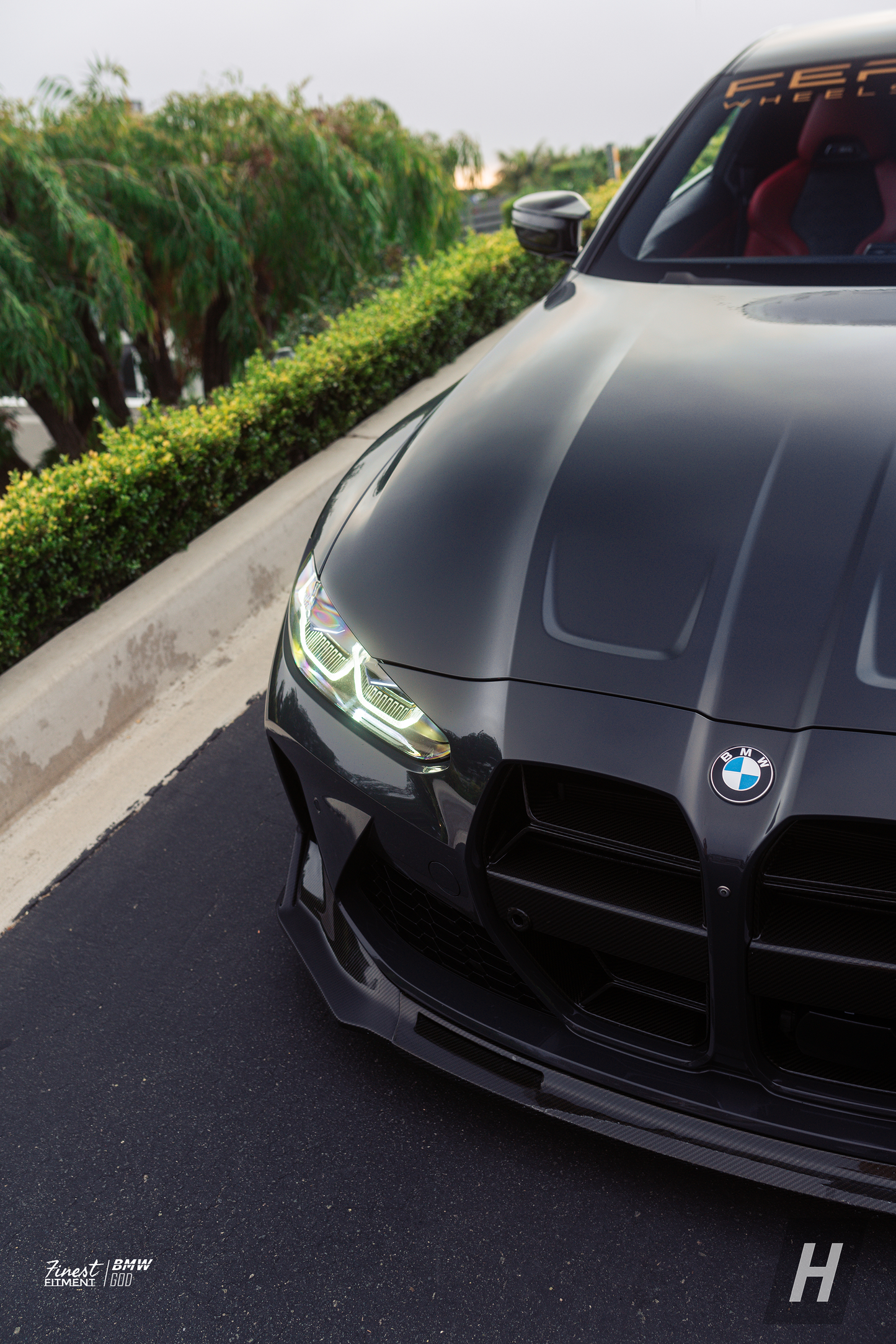 VR1 (V Style) Dry Carbon Fiber Front Lip - G80 M3 | G82 / G83 M4