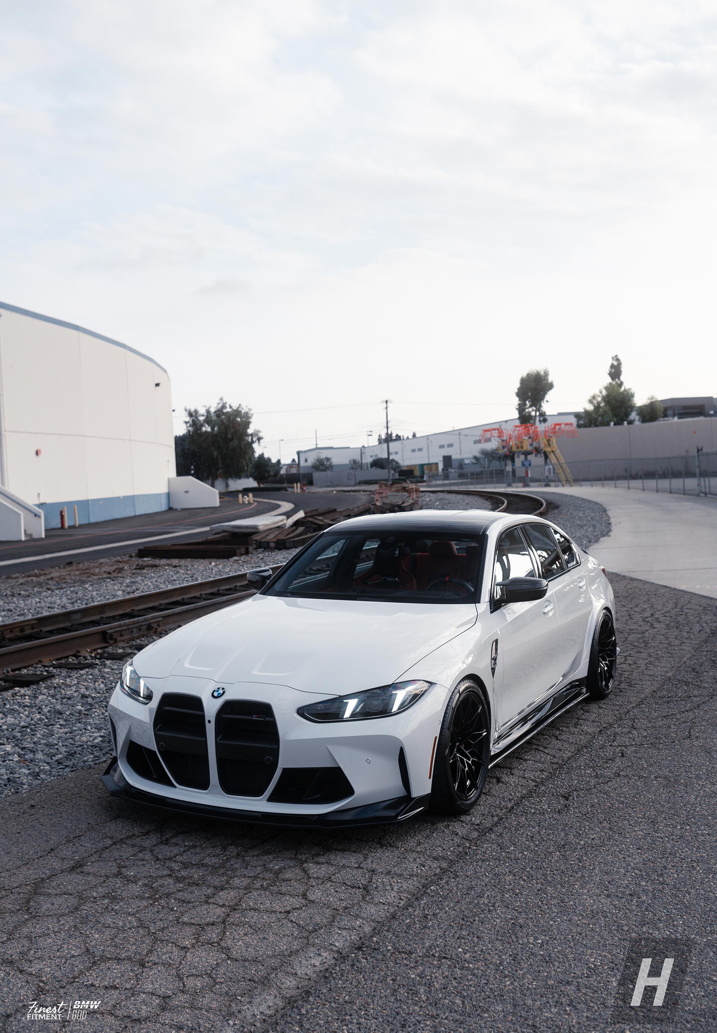 R1 Style Carbon Fiber Side Skirt Extensions - G80 M3