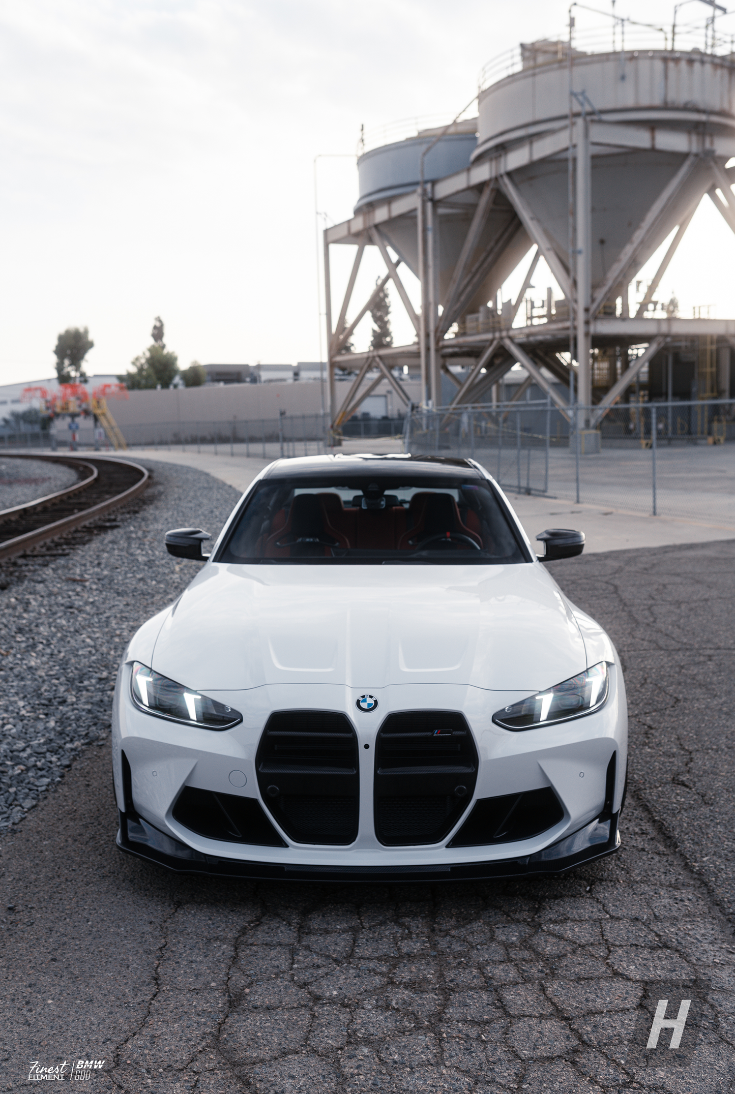VR1 (V Style) Dry Carbon Fiber Front Grill - G80 M3 | G82 / G83 M4
