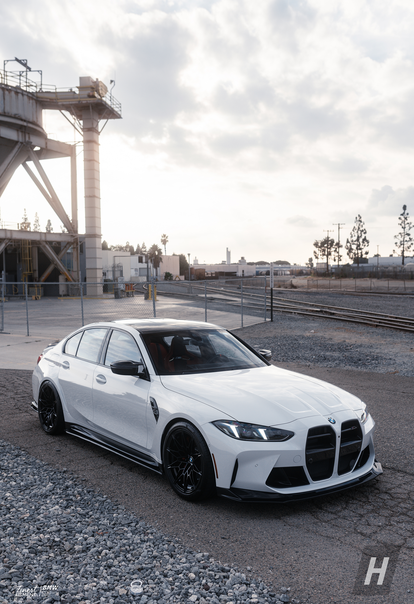 VR1 (V Style) Dry Carbon Fiber Front Grill - G80 M3 | G82 / G83 M4